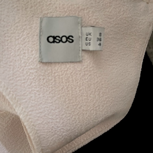 Asos Blush Crepe Midi Dress with Cut Out on Back - Picture 9 of 9